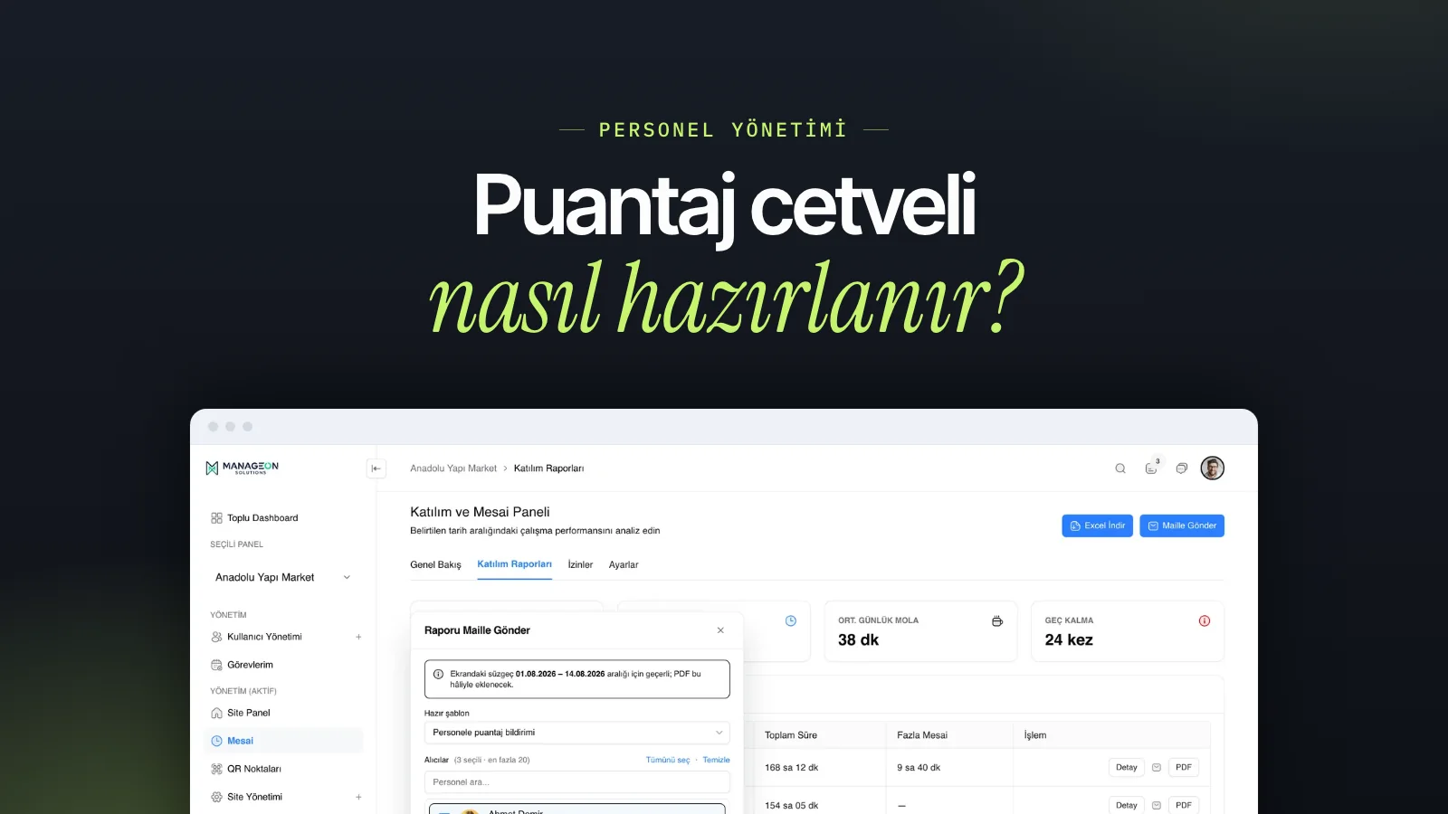 Puantaj Nedir? Puantaj Cetveli Nasıl Hazırlanır?